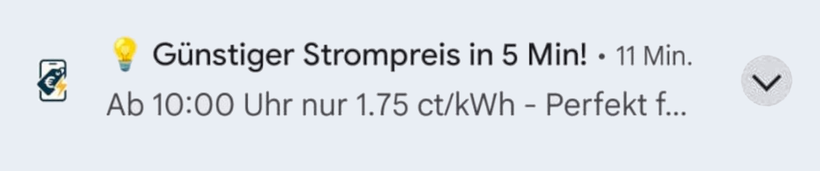 Preis-Alarm Benachrichtigung