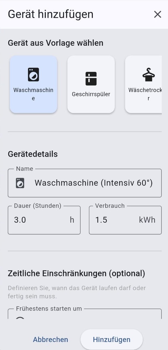Gerätekonfiguration